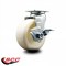 Service Caster 5 Inch Nylon Swivel Caster with Roller Bearing and Brake SCC SCC-20S520-NYR-TLB - alternate 3